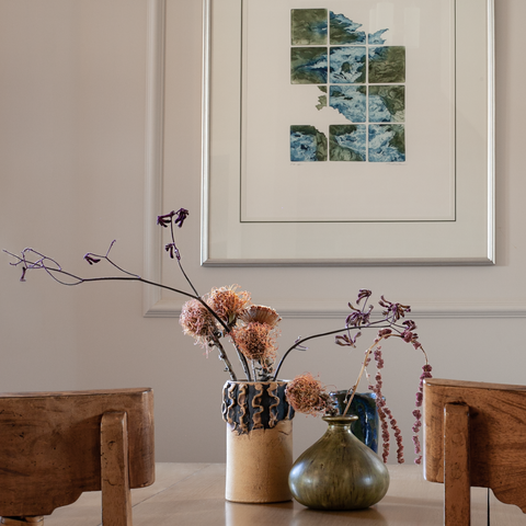 Curvy Matte Green Vase