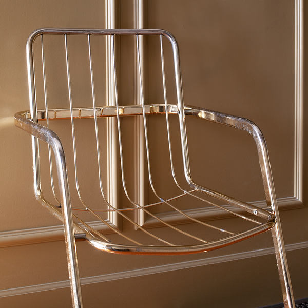 Brass Wire Chairs