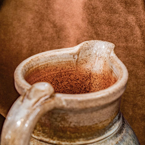 Hand-Thrown Pitcher