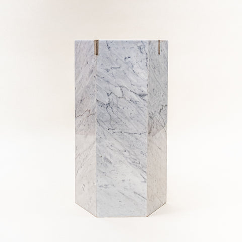 Hexagonal Marble Plinth