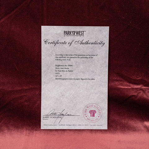 Jean-Claude Picot Seriolithograph