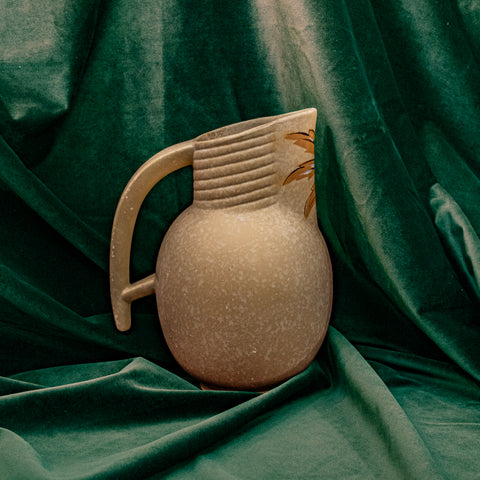 Mid Century Floral Pitcher