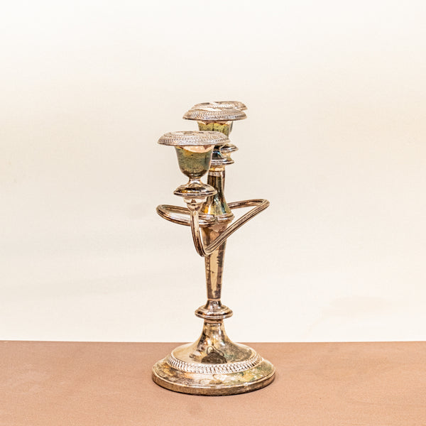 Pair of Silver Plate Candle Sticks