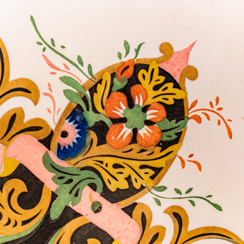 Vintage Hand-Painted Tile